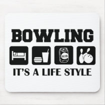 Sleep Eat Drink Beer & Bowling Mousepad