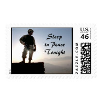 "Sleep in Peace Tonight" postage