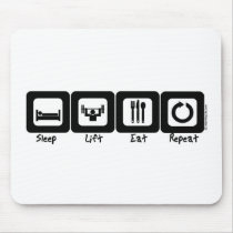 Sleep Lift Eat Repeat mousepads