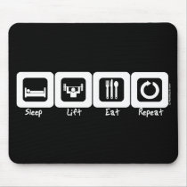 Sleep Lift Eat Repeat mousepads