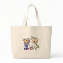 Sleep Over Girls On The Phone Bag by stick_figures Sleep Over Girls On The Phone Bag