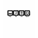 Sleep Run Eat Repeat t-shirts