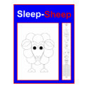 Sleep-Sheep color yourself poster - in English posters by lonvig Sleep-Sheep color yourself poster - in English posters