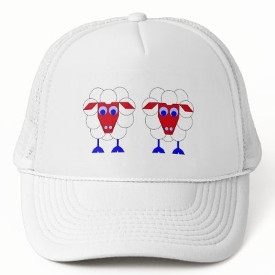 Sleep-Sheep Mesh Hat by lonvig