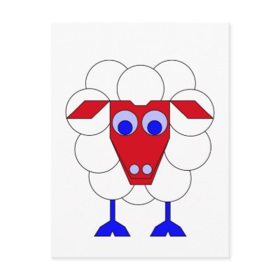Sleep-Sheep Post Card by lonvig