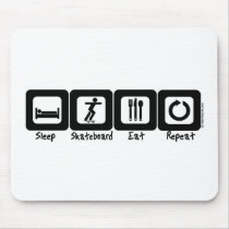 Sleep Skateboard Eat Repeat Mouse Pads
