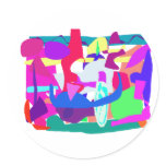 Sleep Square stickers