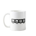 Sleep Swim Eat Repeat mugs by Mall4MyLife Sleep Swim Eat Repeat mugs