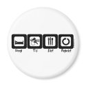 Sleep TrI Eat Repeat magnets