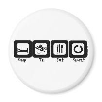 Sleep TrI Eat Repeat magnets