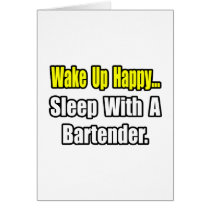 Sleep With a Bartender Cards