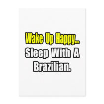 Sleep With a Brazilian postcards