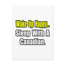 Sleep With a Canadian Postcard