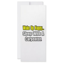 Sleep With a Carpenter rack cards by Carpenter_Shirts Sleep With a Carpenter rack cards