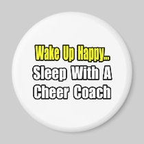 Sleep With A Cheer Coach Refrigerator Magnets