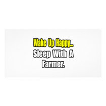 Sleep With a Farmer Picture Card