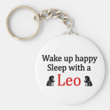 Sleep With a Leo Key Chain