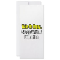 Sleep With a Librarian Personalized Rack Card