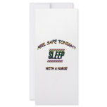 SLEEP WITH A NURSE psd copy rack cards