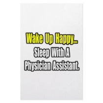 Sleep With A Physician Assistant Stationery Design