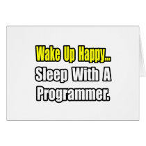 Sleep With a Programmer cards