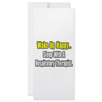 Sleep With A Respiratory Therapist Rack Card Design