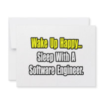 Sleep With A Software Engineer Custom Invitations