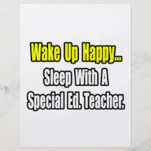 Sleep With A Special Ed. Teacher Flyers