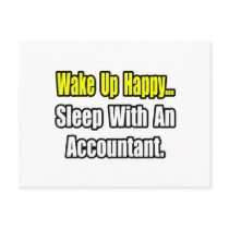 Sleep With An Accountant postcards