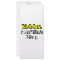 Sleep With an Actuary rack cards