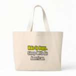 Sleep With an American Tote Bags
