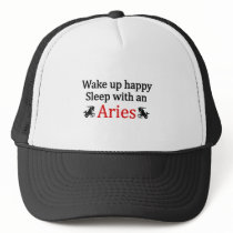 Sleep With An Aries Trucker Hat