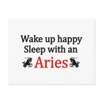 Sleep With An Aries Postcard