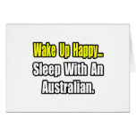 Sleep With an Australian Greeting Cards