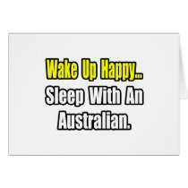 Sleep With an Australian Greeting Cards