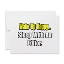 Sleep With an Editor invitations by Editor_Shirts Sleep With an Editor invitations