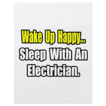 Sleep With an Electrician Personalized Flyer