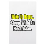 Sleep With an Electrician Personalized Stationery