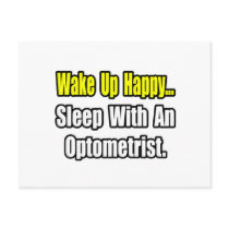 Sleep With an Optometrist postcards by Optometrist_Shirts Sleep With an Optometrist postcards