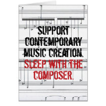 Sleep with the Composer cards
