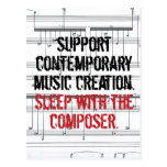 Sleep with the Composer Postcard