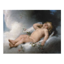 *Sleeping Angel* by Leon Jean Basile-Perrault postcards
