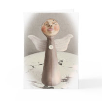 Sleeping Angel Christmas Card cards