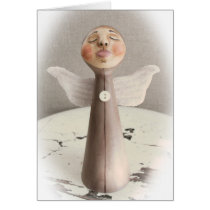 Sleeping Angel Christmas Card cards