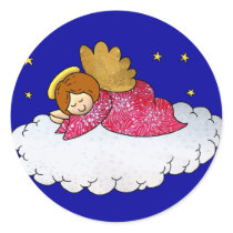 Sleeping Angel stickers by dradcliffe Sleeping Angel stickers