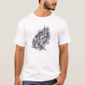 Sleeping baby dragon t-shirts