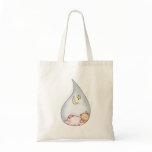 Sleeping Baby Girl Canvas Bag