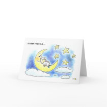 Sleeping baby Greeting Card