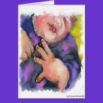 Sleeping Baby cards