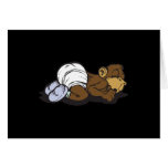 sleeping baby monkey cards